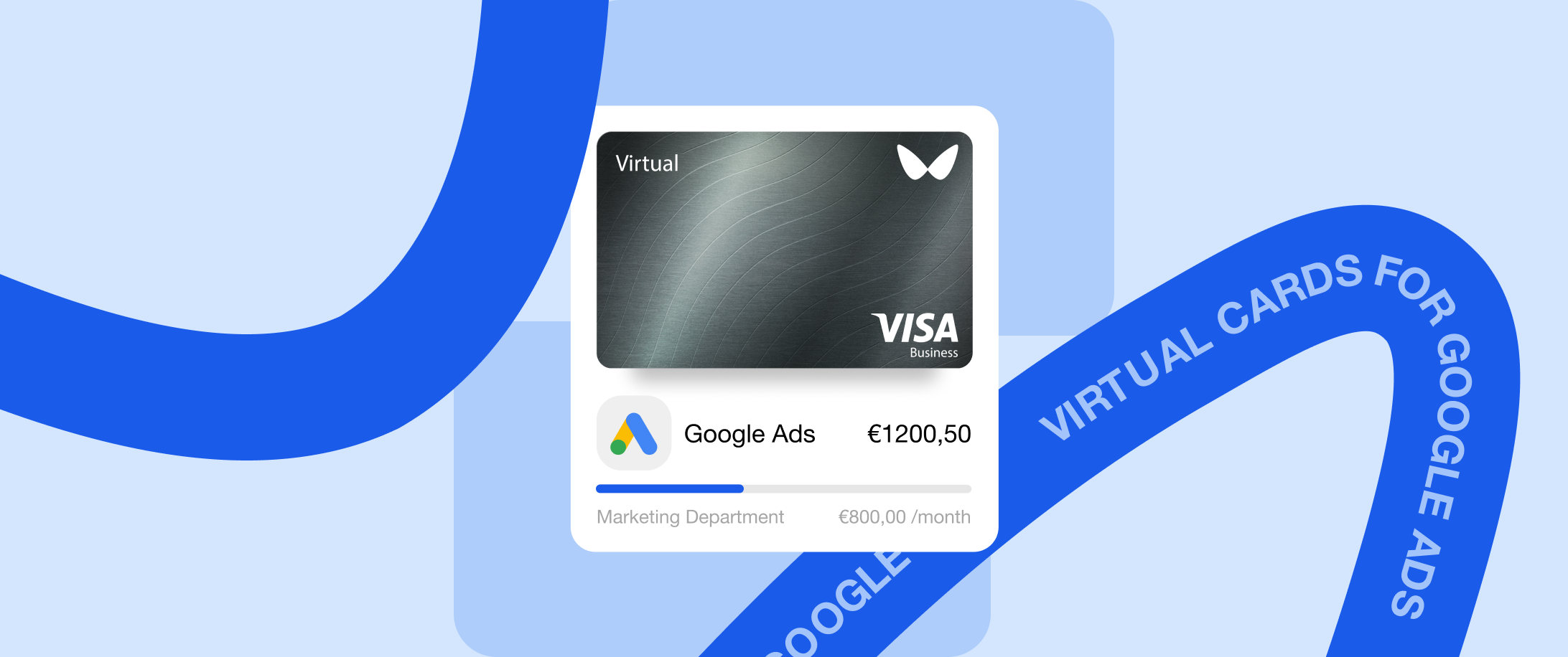 Virtual cards for media buyers