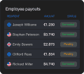 Employee payouts in different currencies via Wallester Business
