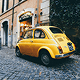 yellow car
